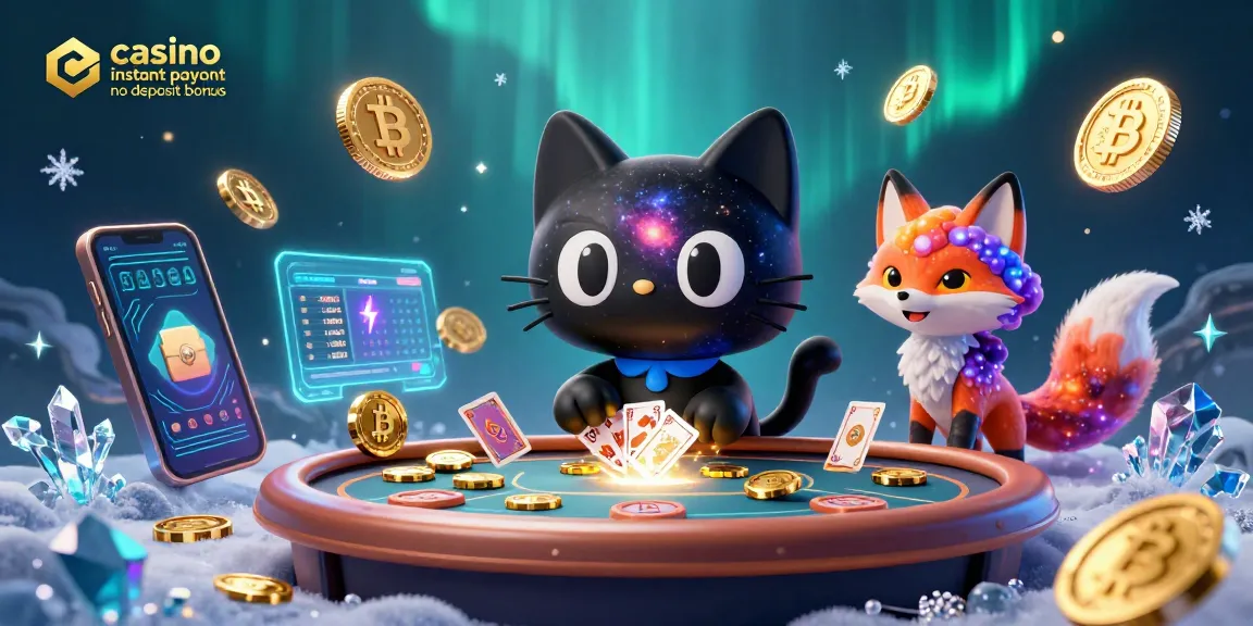 Engage in the cosmos of casino instant payout no deposit bonus with vibrant characters and tokens.